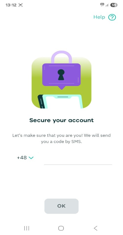 Rysunek 2 – weryfikacja swojego numeru telefonu   Rysunek 2 – weryfikacja swojego numeru telefonu