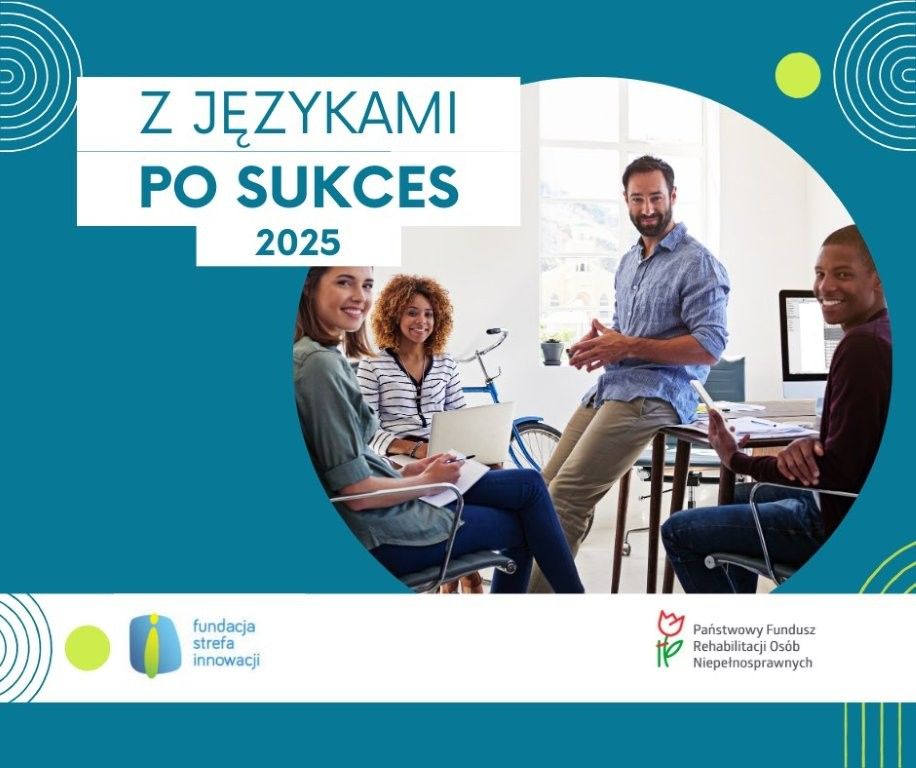 Logo projektu "Z językami po sukces"
